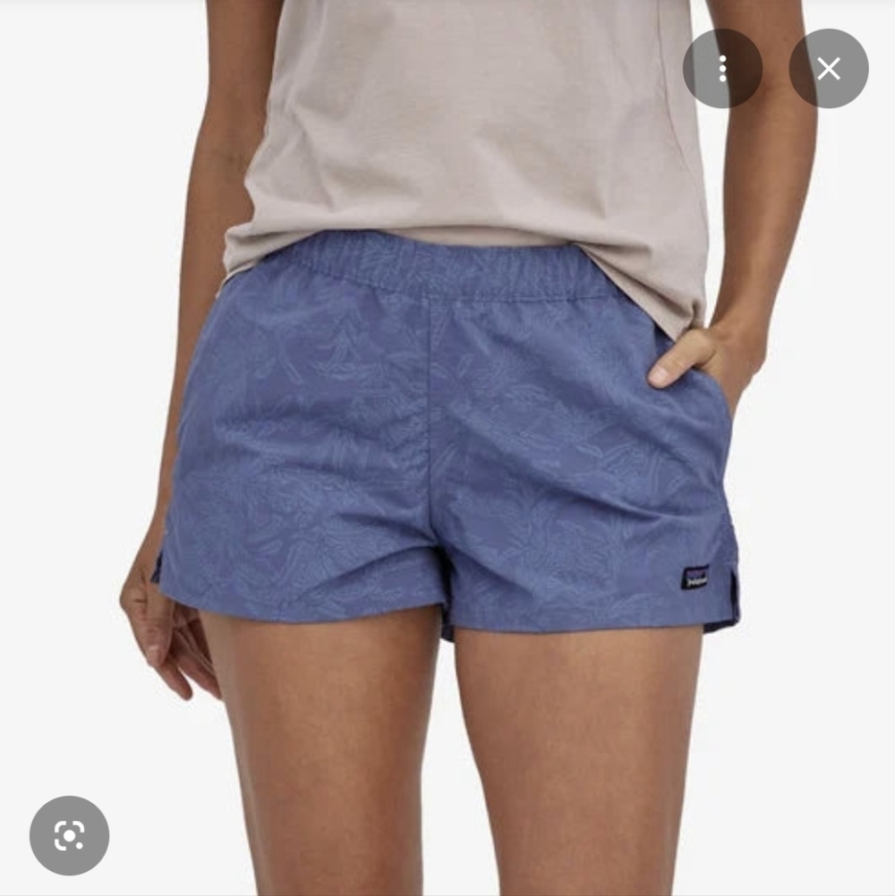 NWT Patagonia Women's Blue and White Athletic Shorts